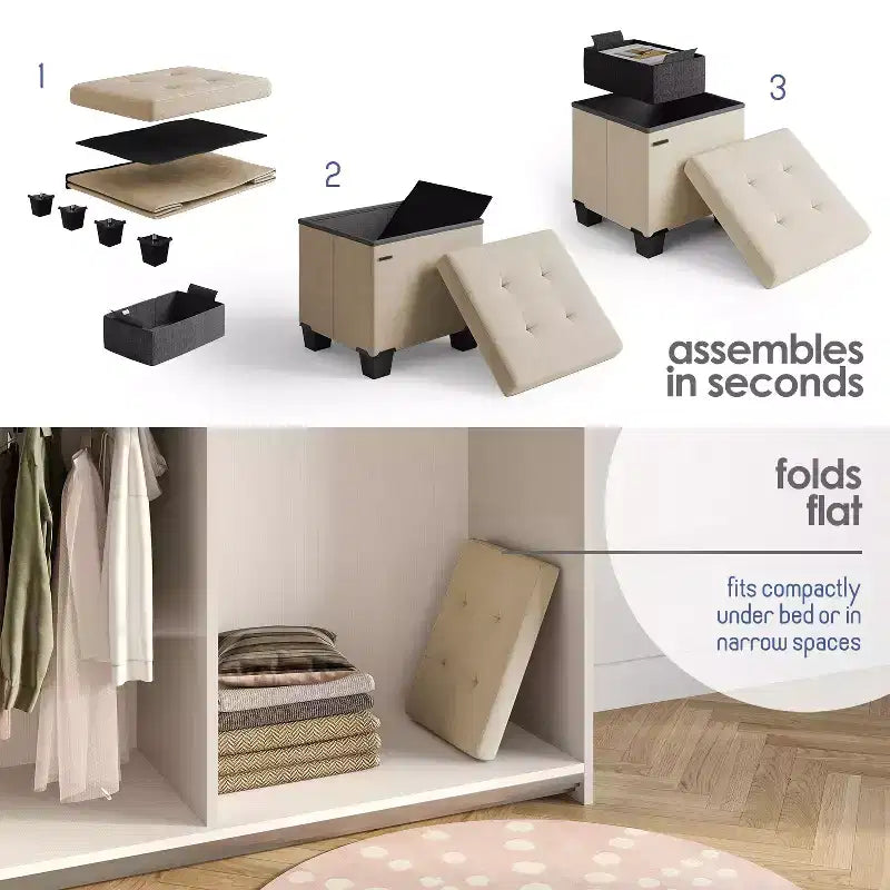 Storage Ottoman for Bedroom End of Bed, Velvet Storage Bench, Large Storage Ottoman Bench, Entryway Bench with Storage