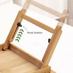 Laptop Desk for Bed, Bamboo Lap Desk, Adjustable Height Angle, Foldable Tray for Sofa Couch Floor for Working Drawing Reading Eating