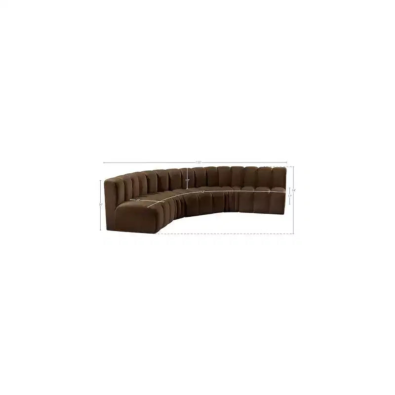 Arc Velvet Modular Sofa