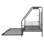 House Daybed with Trundle and Storage Shelf, Heavy Duty Bed Frame for Kids Teens Adults