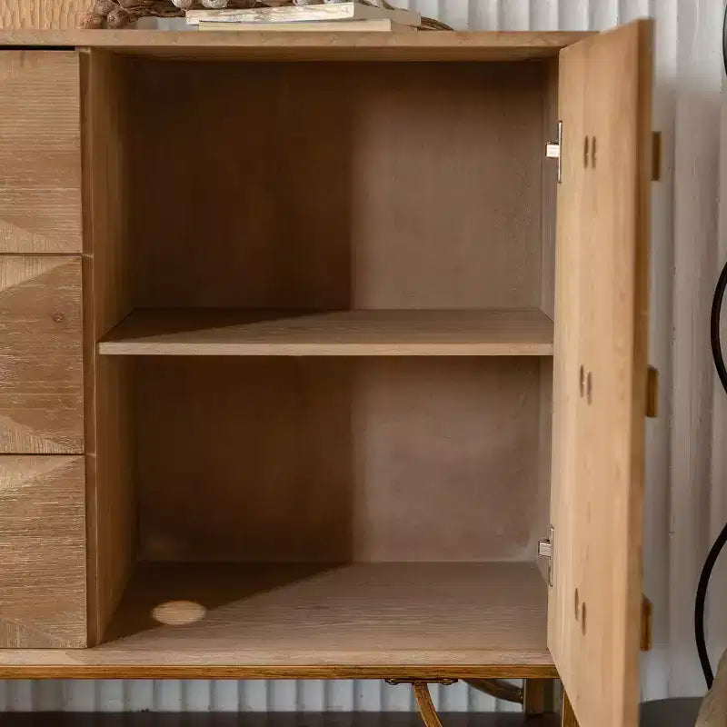 Modern 9 Drawers Dresser, Light Wood Chests of Drawers, TV Stand for Bedroom, Living Room, Hallway