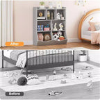 3-Tier Kids Bookshelf & Toy Storage Cabinet, Multi-Cubby Organizer for Bedroom, Playroom, Classrooms