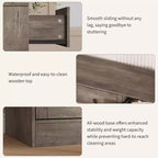 Commode en bois à 12 tiroirs pour chambre, Organisateur de rangement pour vêtements en bois pour salon, couloir, Meuble TV commode large et moderne