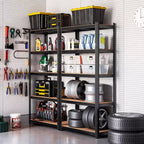 5-Tier Industrial Shelves C 30x12x60 Inch Heavy Duty Garage Storage Rack with 2000LB Capacity
