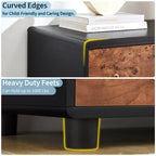 5 Drawer Dresser for Bedroom,Storage Organizer with Double Rustic Handle,Wooden Dresser TV Stand,Chest of Drawers for Closet,Living Room,Hallway