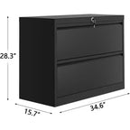 71 Tall Metal Storage Cabinet with Doors & Lock, 4 Adjustable Shelves, Leveling Feet, for Pantry Garage Office, Black