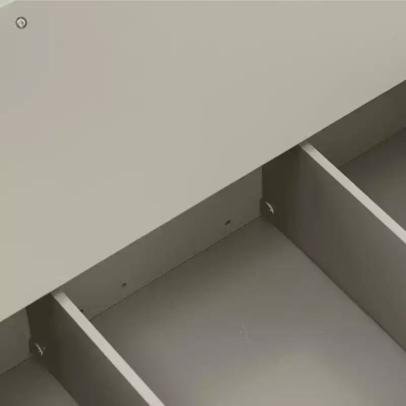 Bathroom Storage Cabinet Wooden Wall-Mounted Cabinets for Home, Small Space, Gray, 26*22*