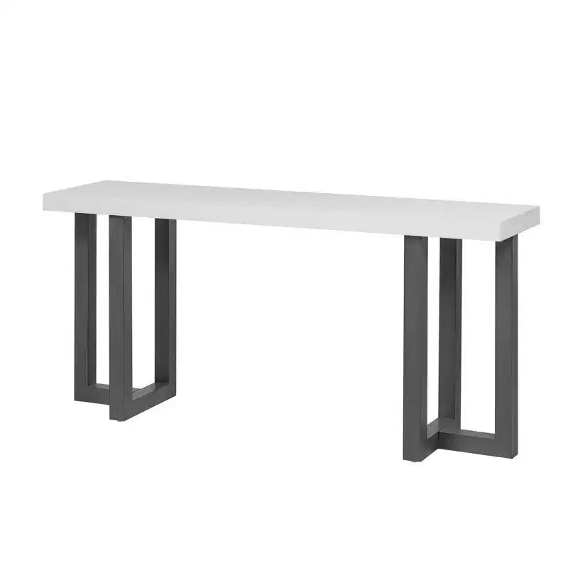 Modern Console Table with Solid Wood Legs, Elegent Entryway Table with Thick Tabletop, Hallway Table for Living Room, Bedroom