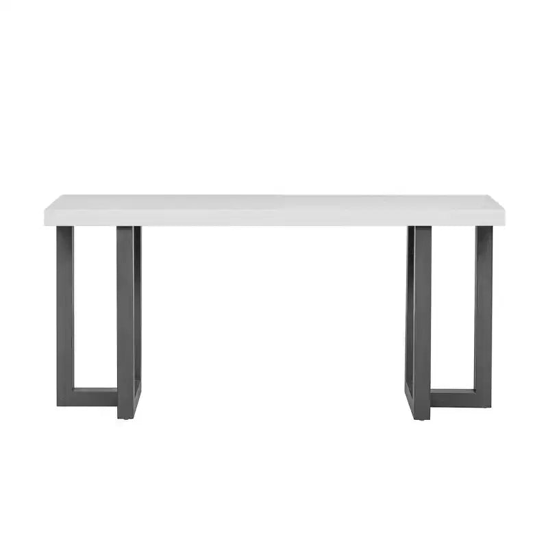 Modern Console Table with Solid Wood Legs, Elegent Entryway Table with Thick Tabletop, Hallway Table for Living Room, Bedroom