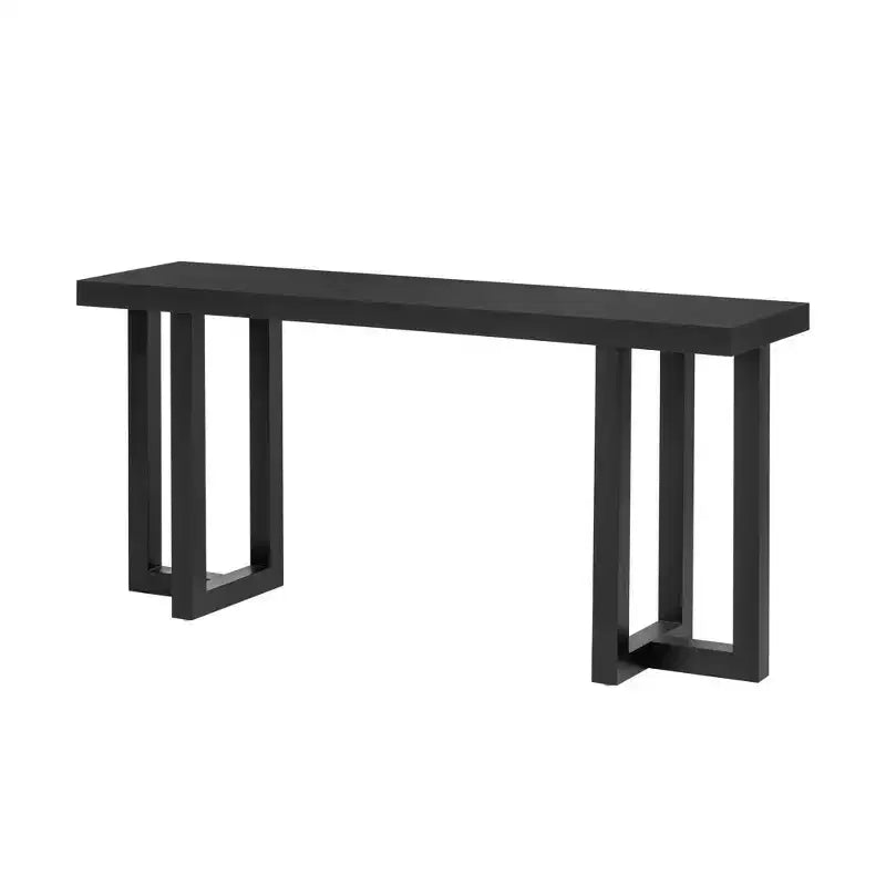 Modern Console Table with Solid Wood Legs, Elegent Entryway Table with Thick Tabletop, Hallway Table for Living Room, Bedroom