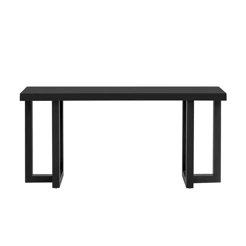 Modern Console Table with Solid Wood Legs, Elegent Entryway Table with Thick Tabletop, Hallway Table for Living Room, Bedroom
