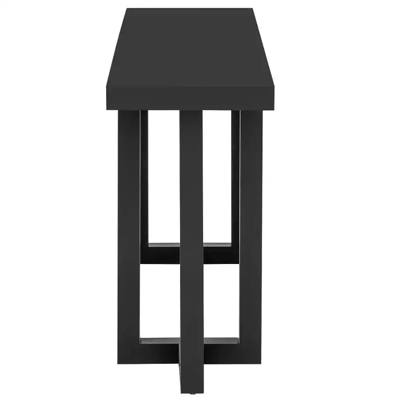 Modern Console Table with Solid Wood Legs, Elegent Entryway Table with Thick Tabletop, Hallway Table for Living Room, Bedroom