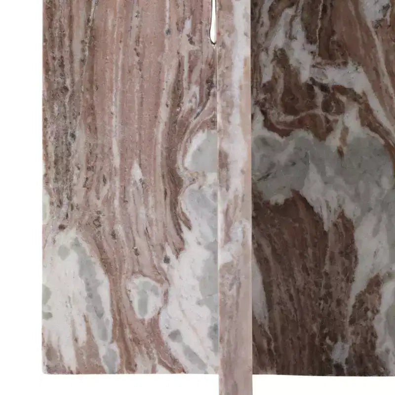 Home Decor End Table, Side Table, or Night Stand - Marble Bedside Table with Round Agate Top Ideal for Big or Small Spaces