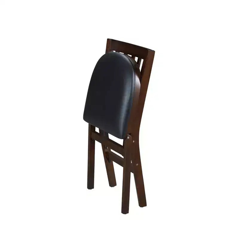 School House Folding Chair Espresso Brown