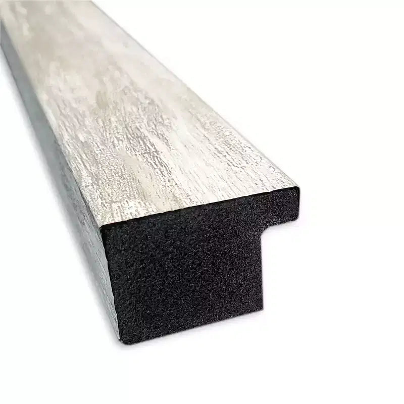 Crackled Narrow Framed Bathroom Vanity Wall Mirror Metallic