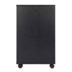 Armoire de rangement mobile à 2 sections