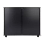 Armoire de rangement mobile à 2 sections