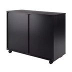Armoire de rangement mobile à 2 sections